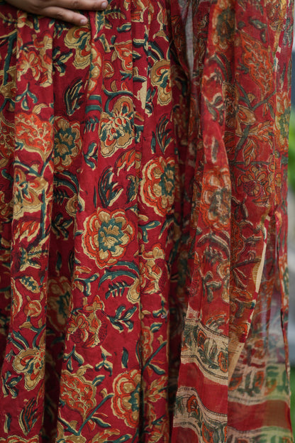 Lavanya Handblock Cotton Suit Set