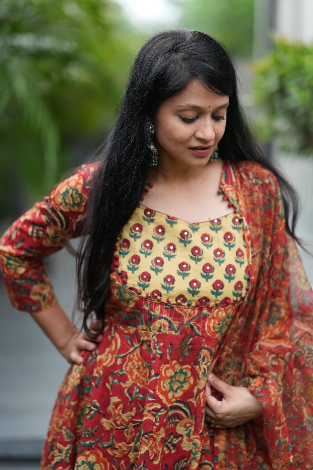 Lavanya Handblock Cotton Suit Set