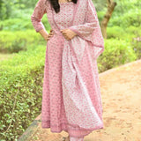 OP Cotton Anarkali Suit Set